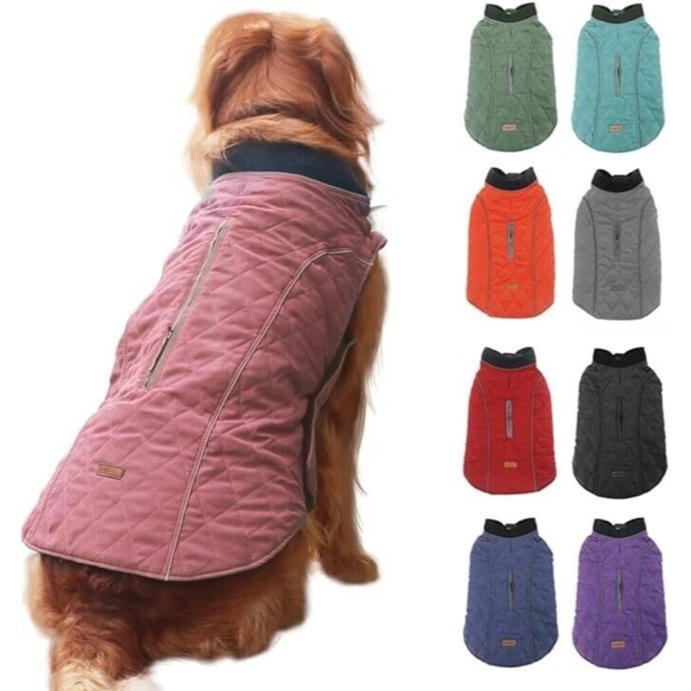 EMUST Dog Vests for Winter, Dog Coat for Cold Weather Warm Dog Jackets for Small